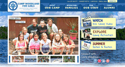 Desktop Screenshot of campwoodland.com